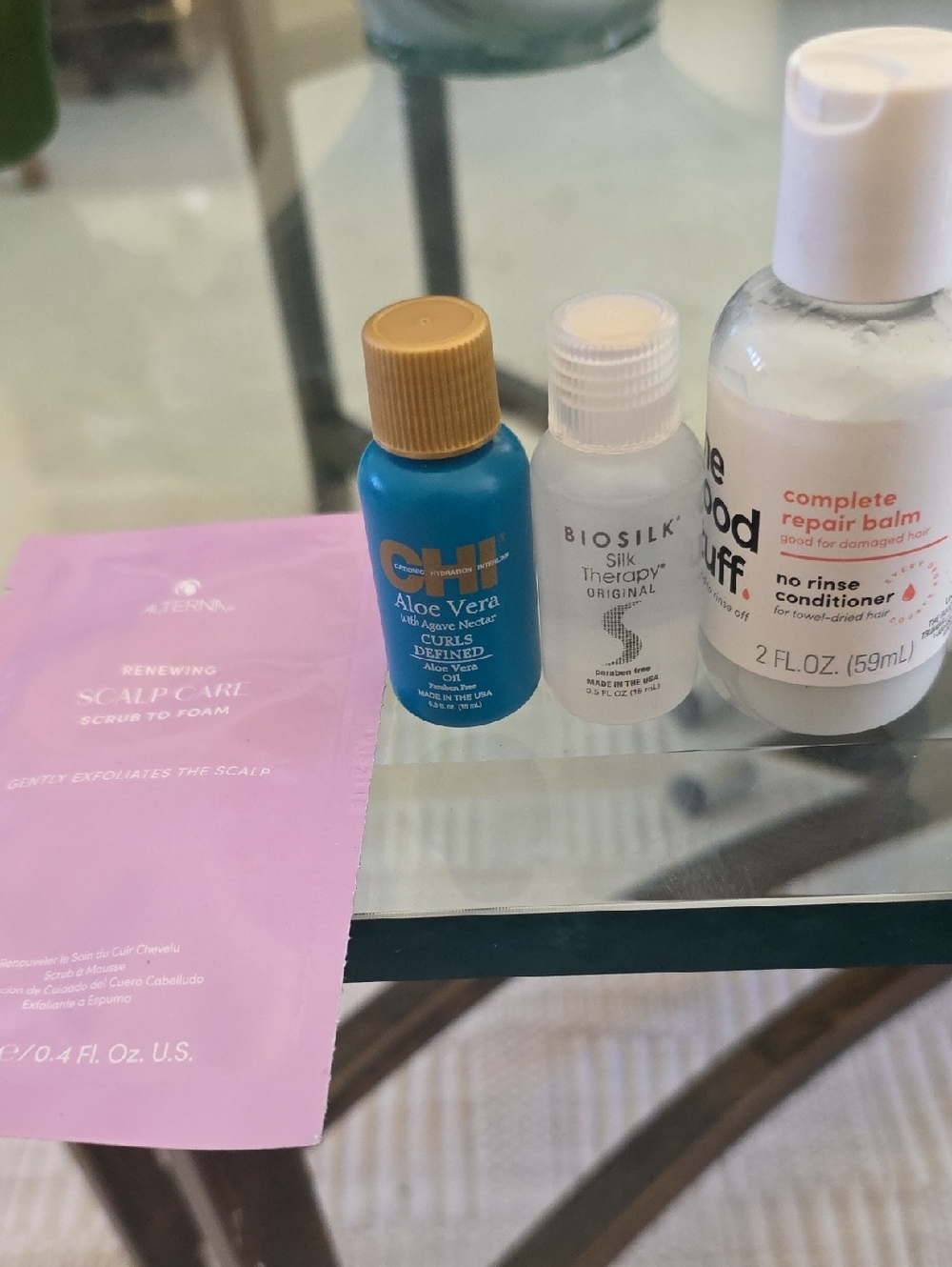 CHI Aloe Vera Curl Definer Mini - 4 Pc Set Sample Size